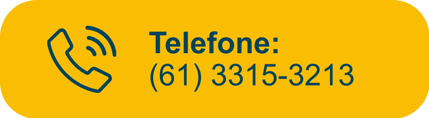 Botão clicável com fundo amarelo, ícone de telefone e o texto “Telefone: (61) 3315-3213”