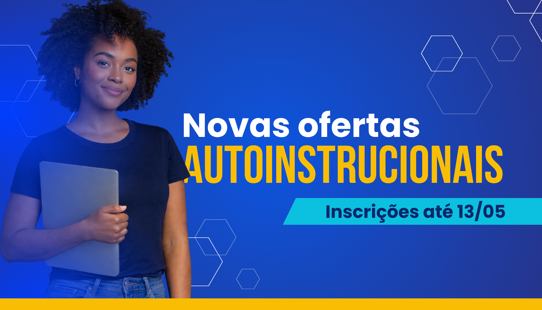 Novas ofertas autoinstrucionais do PROFEPI com inscrições abertas